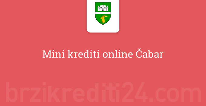 Mini krediti online Čabar