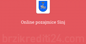 Online pozajmice Sinj