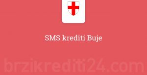 SMS krediti Buje