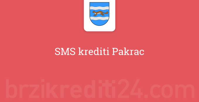 SMS krediti Pakrac